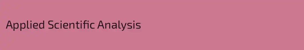 Applied Scientific Analysis